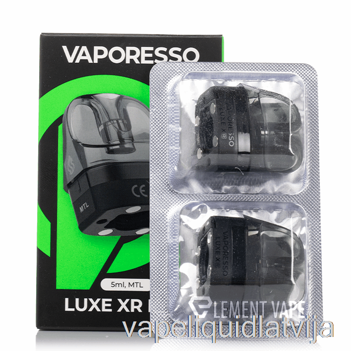 Vaporesso Luxe Xr ​​nomaiņas Pods 5ml Mtl Pods Vape šķidrums